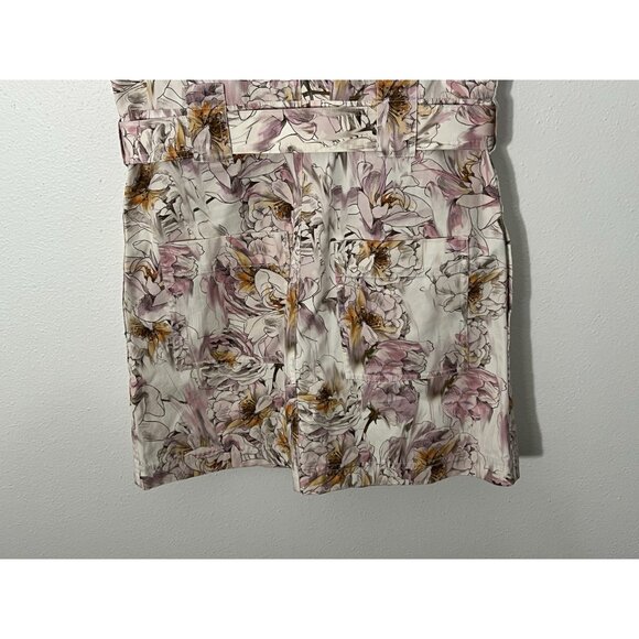 Rebecca Vallance Fleur Du Mal Belted Floral Mini Dress Size 4 US - Picture 8 of 12
